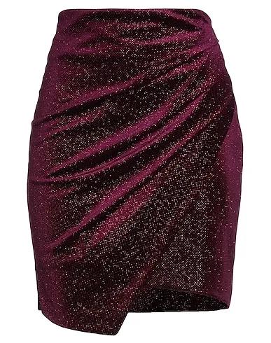 Garnet Velvet Mini skirt