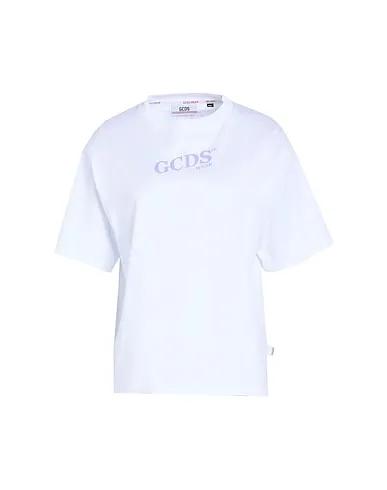 GCDS | White Women‘s Basic T-shirt