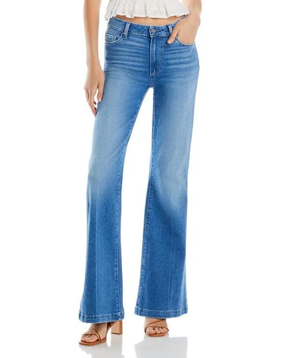 Genevieve High Rise Flare Jeans in Rollergirl
