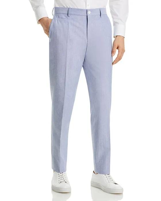Genius Cotton & Wool Slim Fit Suit Pants