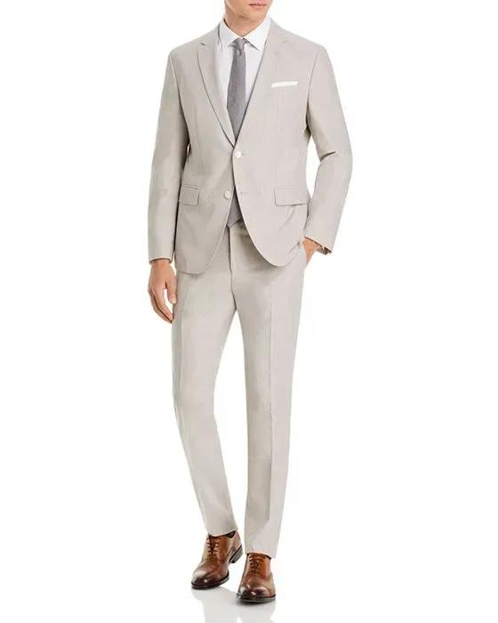 Genius Textured Solid Slim Fit Suit Pants