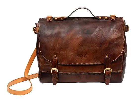 Genuine Leather Sandstorm Messenger Bag