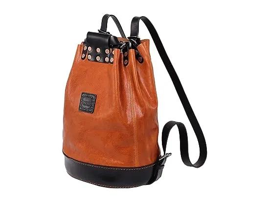 Genuine Leather Stars Align Backpack