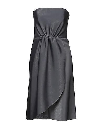 Grey Satin Short dress