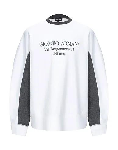 GIORGIO ARMANI | White Men‘s Sweatshirt