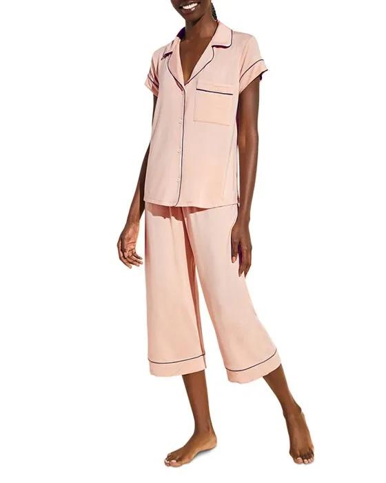 Gisele Short Sleeve Crop Pajama Set