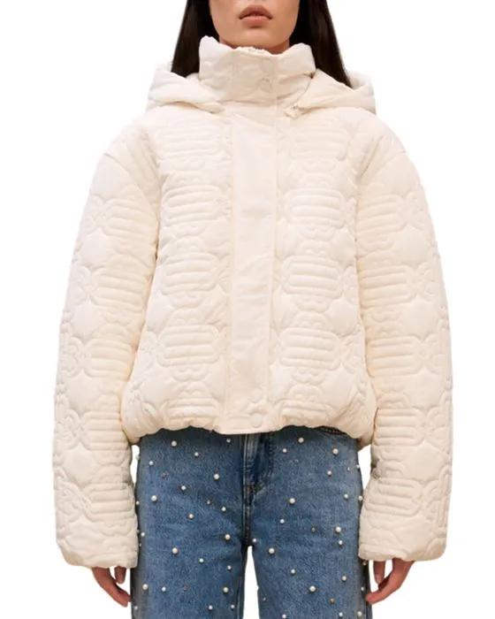 Glamour Hooded Quilted Puffer Jacket