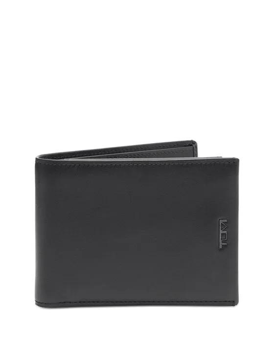 Global Leather Double Billfold with Removable Passcase