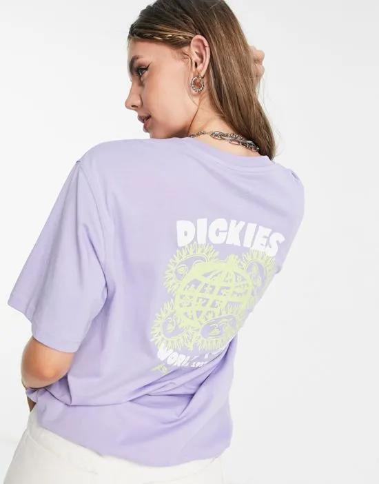 Globe t-shirt in lilac