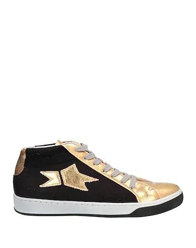 Gold Canvas Sneakers