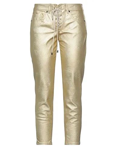 Gold Casual pants