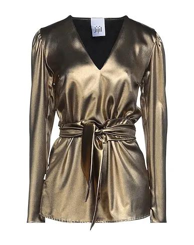 Gold Jersey Blouse