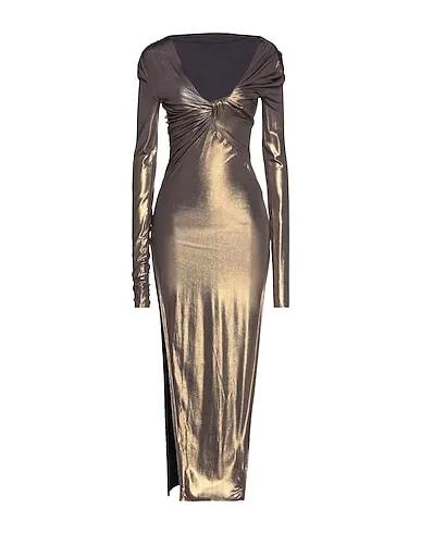 Gold Jersey Long dress