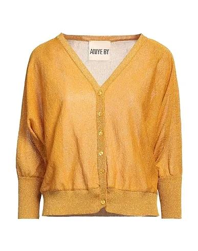 Gold Knitted Cardigan