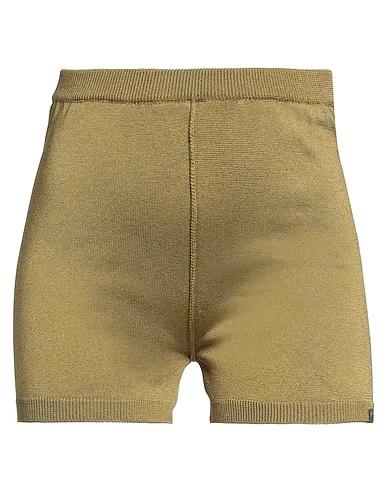 Gold Knitted Shorts & Bermuda