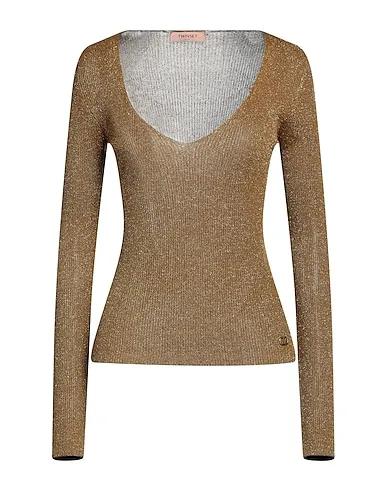 Gold Knitted Sweater
