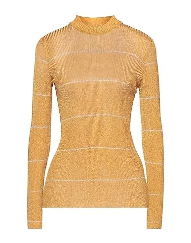 Gold Knitted Turtleneck