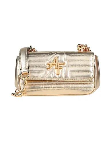 Gold Leather Cross-body bags