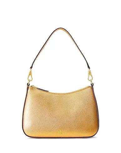 Gold Leather Handbag