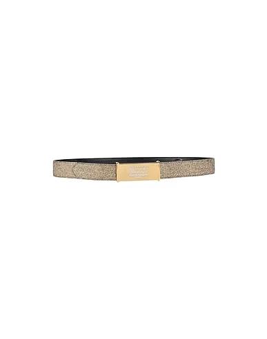 Gold Leather Regular belt