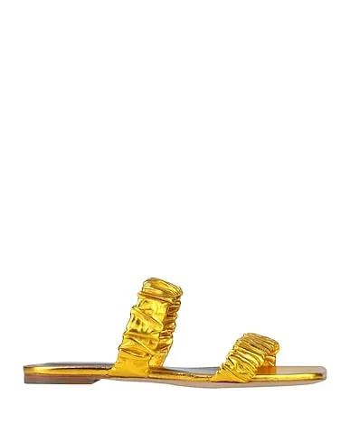Gold Sandals MAYA RUCHED SANDAL
