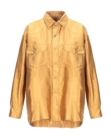 Gold Silk shantung Silk shirts & blouses