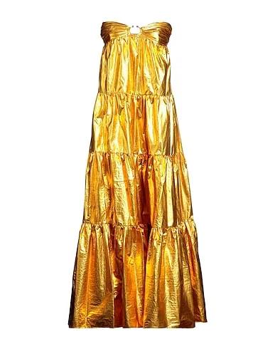 Gold Taffeta Long dress