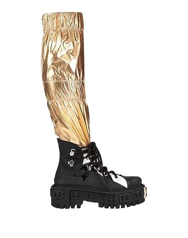 Gold Techno fabric Boots