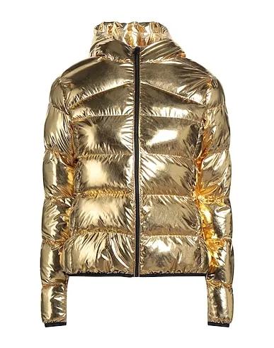 Gold Techno fabric Shell  jacket