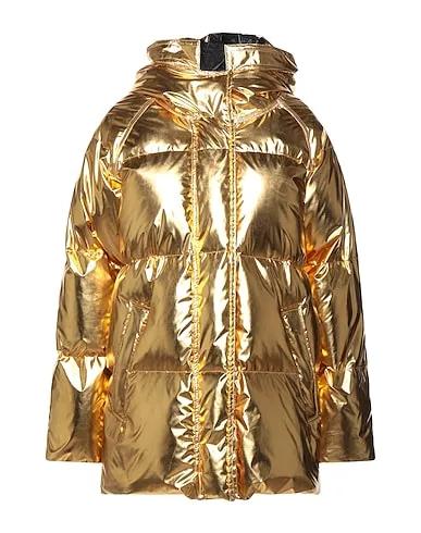 Gold Techno fabric Shell  jacket
