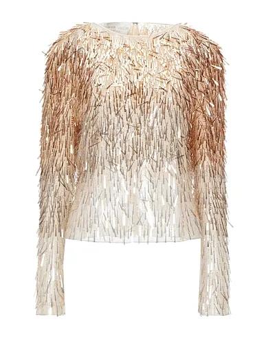 Gold Tulle Blouse