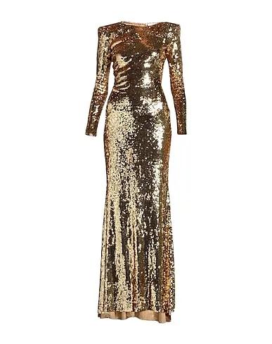 Gold Tulle Long dress