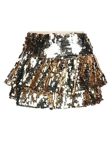 Gold Tulle Mini skirt