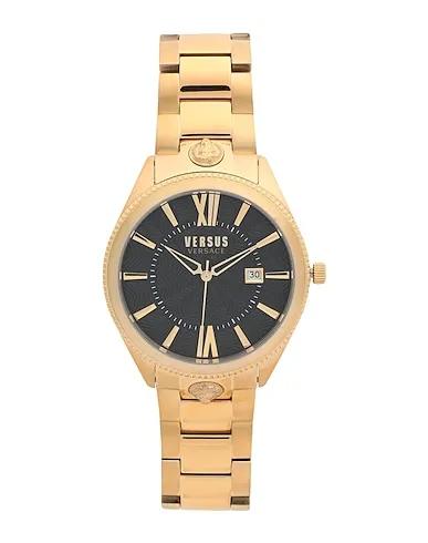 Gold Wrist watch HIGHLAND PARK IP YELLOW GOLD BLACK DIAL IPYG BRACELET
