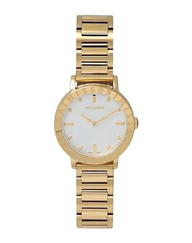 Gold Wrist watch Missoni M2