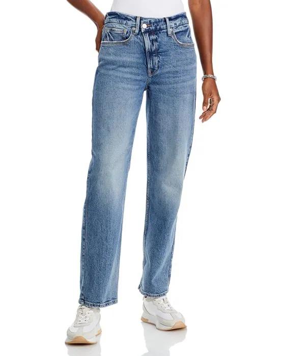 Good '90s High Rise Straight Jeans in Indigo 542