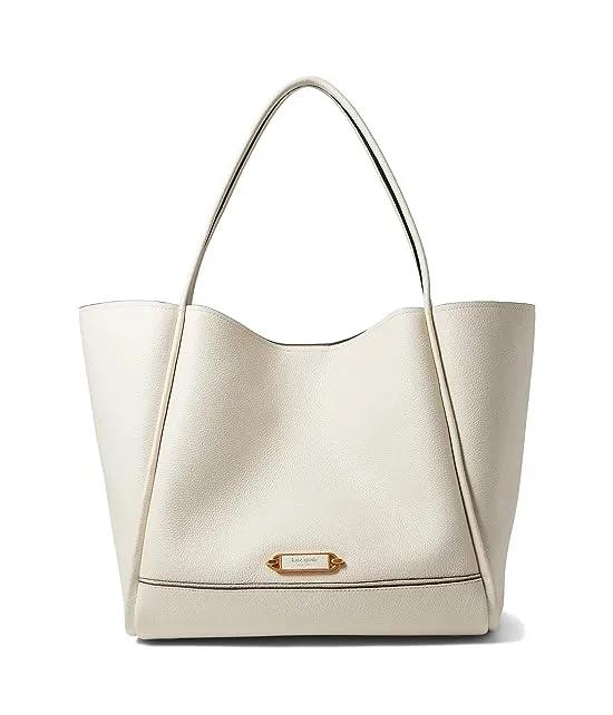 Gramercy Pebbled Leather Large Tote