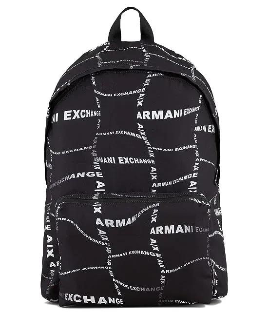 Graphic Printed Logo Backpack