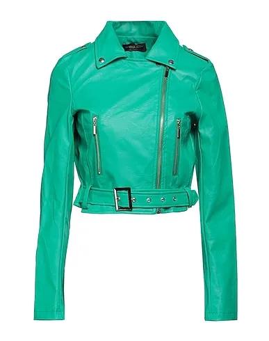 Green Biker jacket