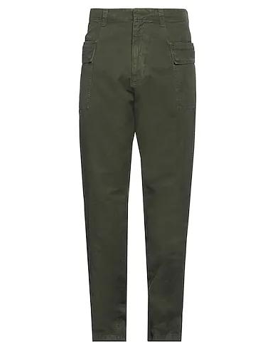 Green Canvas Casual pants