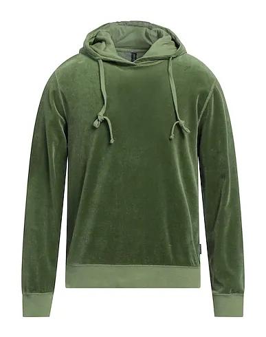Green Chenille Hooded sweatshirt