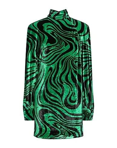 Green Chenille Short dress