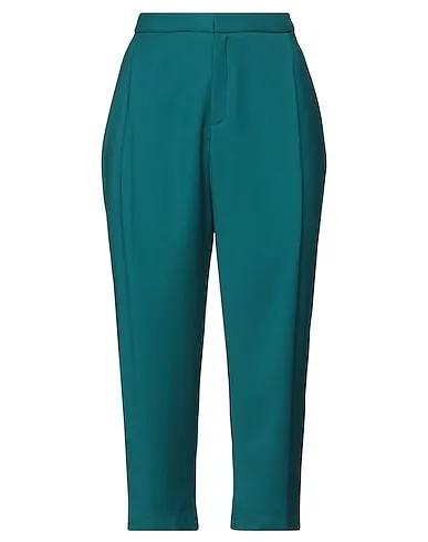 Green Cool wool Cropped pants & culottes
