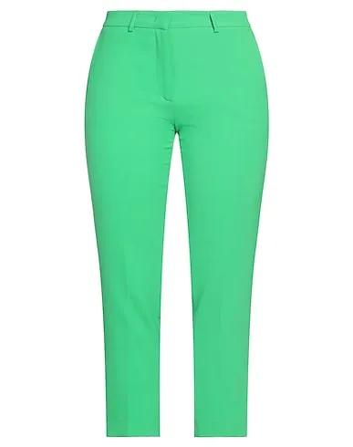 Green Crêpe Casual pants