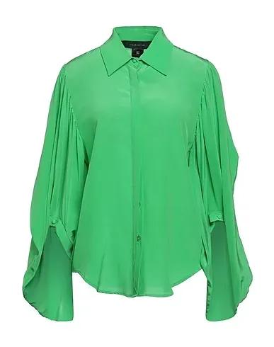 Green Crêpe Silk shirts & blouses