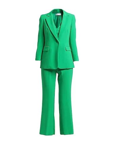 Green Crêpe Suit