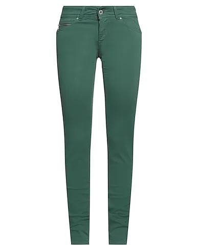 Green Denim Casual pants
