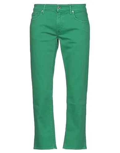 Green Denim Denim pants