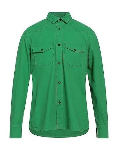Green Denim Denim shirt