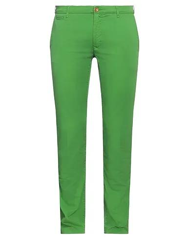 Green Gabardine Casual pants